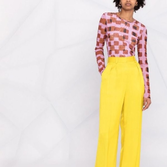 Henrik Vibskov geometric-print long-sleeve top size 34 - Picture 2 of 10